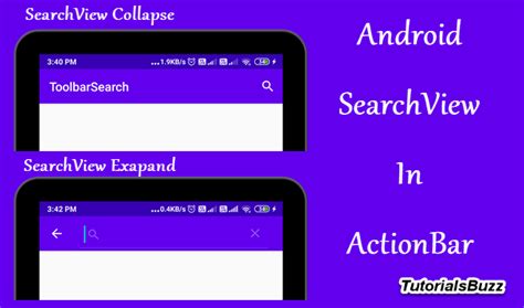Tutorialsbuzz Android Adding Searchview To Actionbar