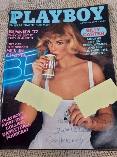 Playboy Magazine November Playmate Rita Lee Billy Carter
