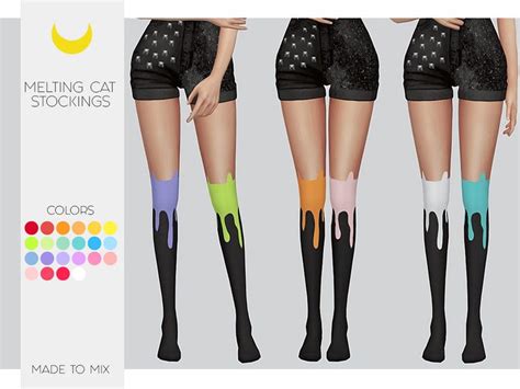 Sims 4 Cat Stockings Cc