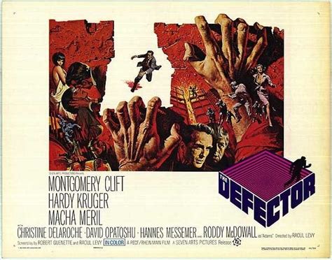 Defector Half Sheet Movie Poster 22x28 Mongomery Clift Frank Mccarthy
