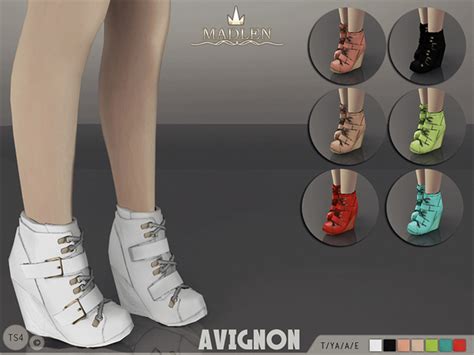 Madlen Avignon Boots By Mj95 At Tsr Sims 4 Updates