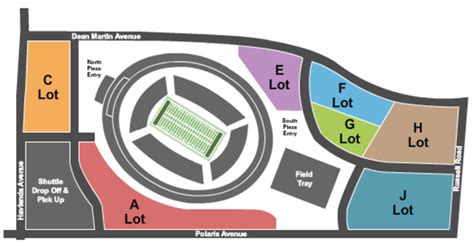 Allegiant Stadium Parking Lots Tickets In Las Vegas Nevada Seating