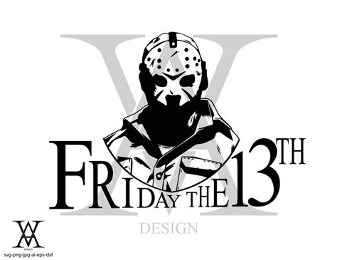 Jason Voorhees Friday The 13th Vector Instant Download Etsy