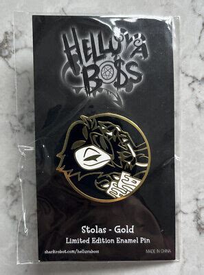 HELLUVA BOSS STOLAS Gold Limited Edition Enamel Pin Hazbin Hotel EUR