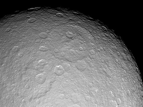 Rhea Moon Saturns Second Largest Satellite