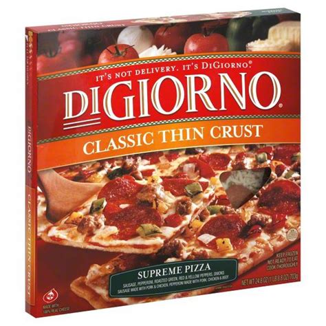 Digiorno Original Thin Crust Supreme Frozen Pizza 2482 Oz From Lucky