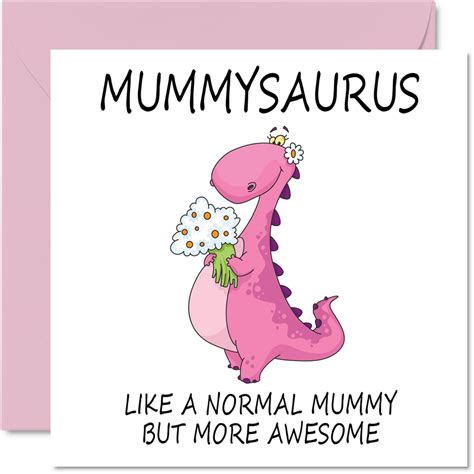 Buy Birthday Cards For Mummy Mummysaurus Mummy Birthday Card From Daughter Son Happy