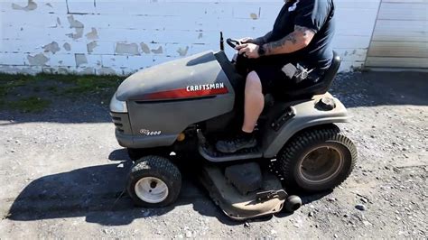 Sears Craftsman Gt 5000 Garden Tractor For Sale At Auction Youtube