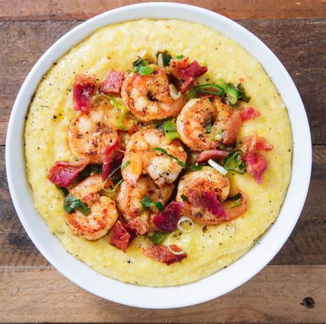 Cheesy Shrimp And Grits With Bacon Le Cookery