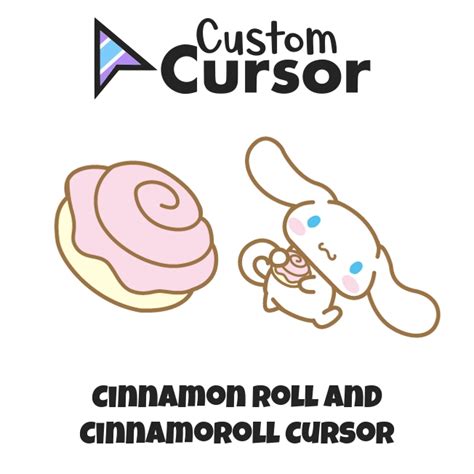 Cinnamon Roll And Cinnamoroll Cursor Custom Cursor