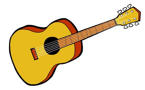 Cartoon Acoustic Guitar Png By Seanscreations1 On Deviantart