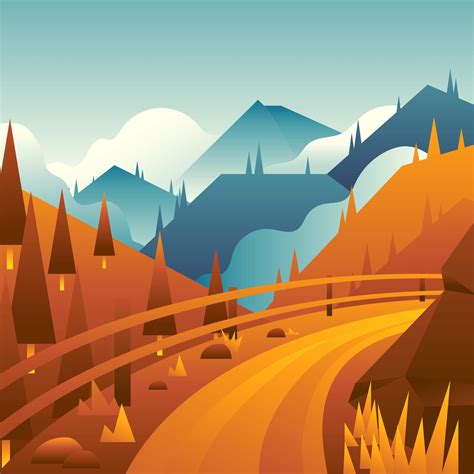 Mountain Path Landscape Vector Choose From Thousands Of Free Vectors