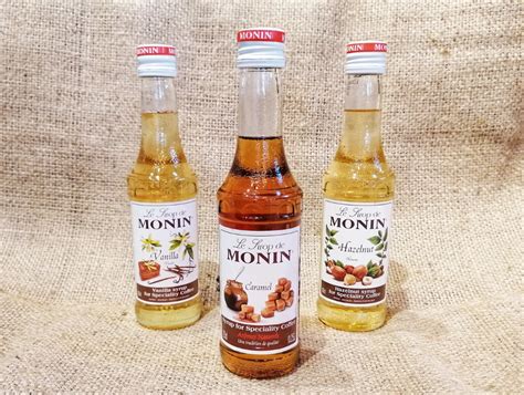 Monin Coffee Syrup Ml Glass Bottle