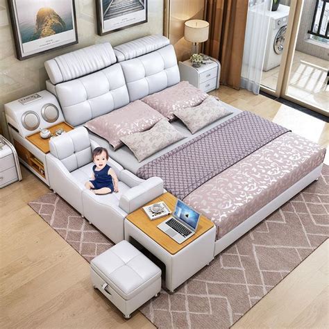 Lucinda Modular Modern Multifunctional Smart Bed Bedroom Furniture