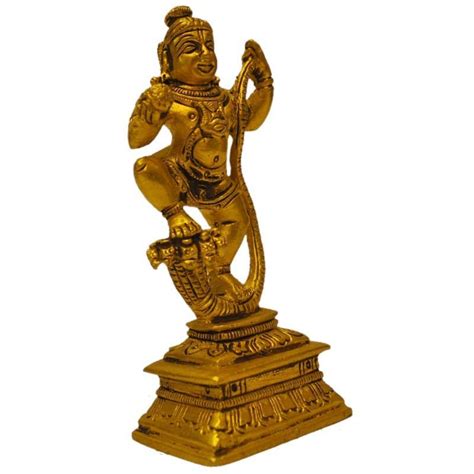 Kalinga Mardhana Krishna Brass Idol Pujasanskaram