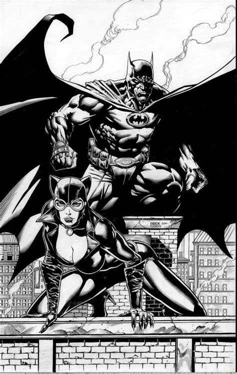 Batman Commission Batman And Catwoman Batman Comic Art