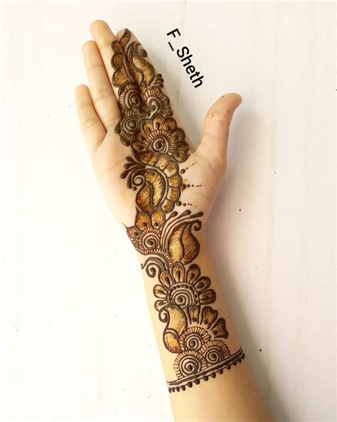 Cool 27 Arabic Mehndi Design Simple Front Hand