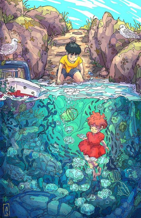 Ponyo Wallpaper Browse Ponyo Wallpaper With Collections Of Aesthetic