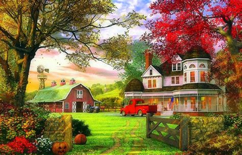 Free Download Farms Pumkin Farms Autumn Attractions Dreams Paintings