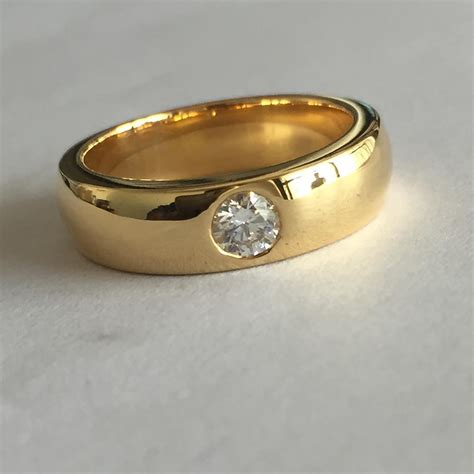 Elegant Single Stone Diamond Ring
