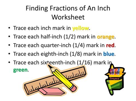 Ppt Fractions Of An Inch Powerpoint Presentation Free Download Id