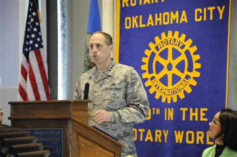 Afsc Commander Speaks To Oklahoma City Rotary Robins Air Force Base