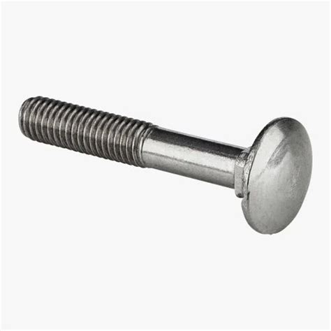 Round Stainless Steel Carriage Bolt For Automobile Industry At Rs 15