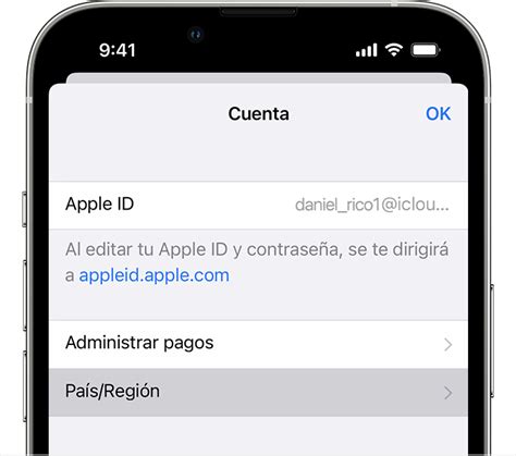 Cambiar El País O La Región De Tu Apple Id Soporte Técnico De Apple Mx