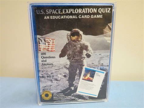 To this day, he is studied in classes all over the world and is an example to people wanting to become future generals. U.S. NASA Space Exploration Quiz Educational Card Game 400 ...