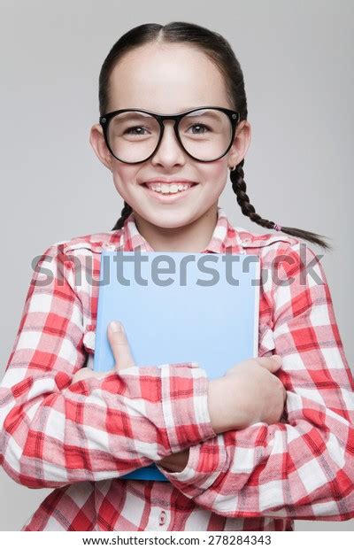 Schoolgirl Glasses Stock Photo Edit Now 278284343