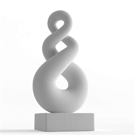 Modern Decorative Abstract Stone Art Sculpture 01 3d Model 20 3ds