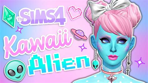 The Sims 4 Create A Sim Kawaii Alien Tag ˖ ° Youtube