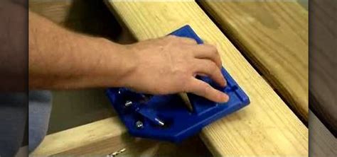 How To Use A Kreg Hidden Fastener Deck Jig Furniture And Woodworking
