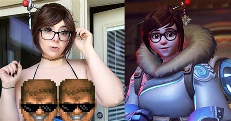 momokun just made a sexy swimsuit cosplay of mei tgg
