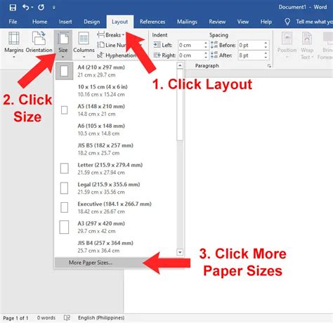 What Is The Short Bond Paper Size In Microsoft Word Tech Pilipinas