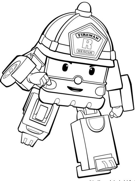 All robocar poli coloring pages are free and printable. Robocar-poli-coloring-page-to-print | Buku mewarnai ...