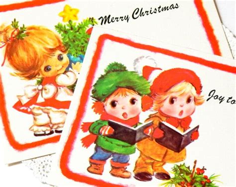 Vintage Christmas Postcards Paper Ephemera Christmas Card Etsy