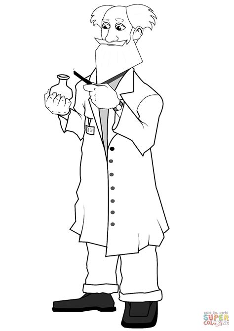 Scientist Coloring Pages ~ Coloring Pages