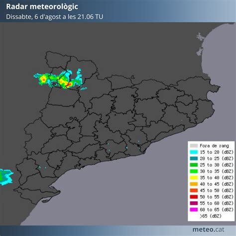 Dibuja una imagen Estricto vitalidad radar meteocat temps real Doctor