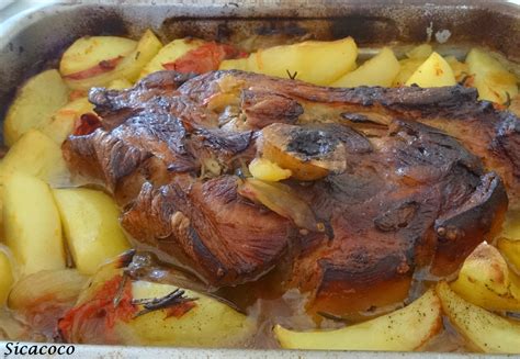 Recette Recette Rouelle De Porc Au Four Et Pomme De Terre