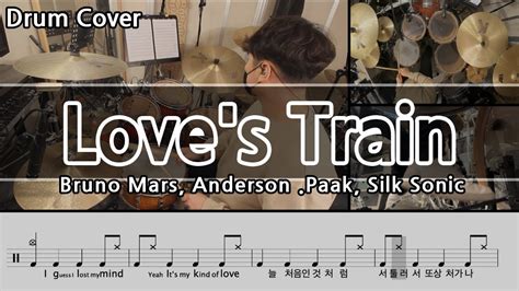Loves Train Bruno Mars Anderson Paak Silk Sonic Drum Cover And Drum