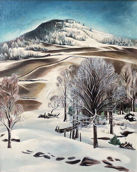 Klitgaard Georgina Snowy Landscape Peter Jung Fine Art