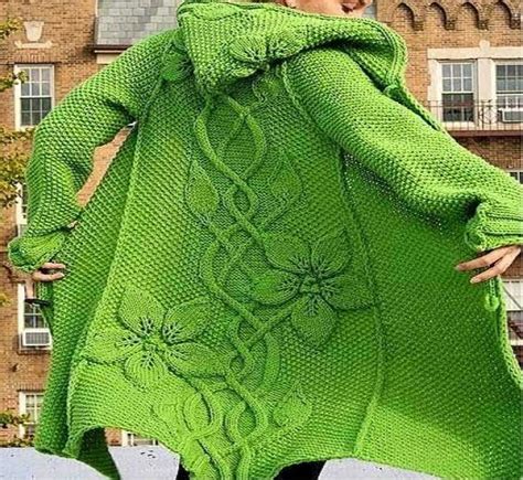 Beautiful Knitting Coat Free Crochet Patterns