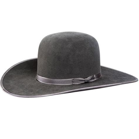 Rodeo King 7x Slateslate Be 4 2in Brim Open Crown Felt Cowboy Hat