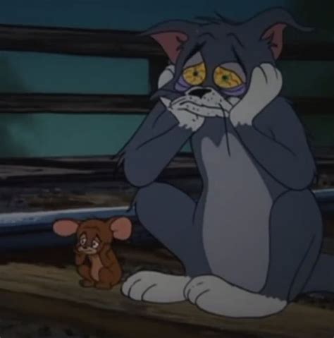 Sadness Tom Tears And Cry Aesthetic Tom And Jerry Hd Phone Wallpaper