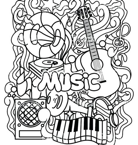 Free Printable Music Notes Coloring Pages at GetColorings.com | Free