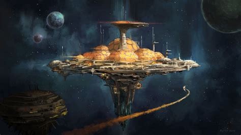 The Pleasure Port Cg Hubs No Man S Sky Sci Fi Concept Art Scifi City