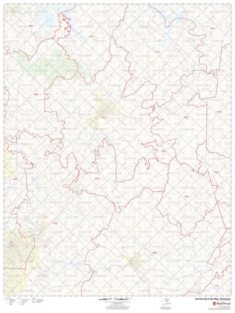 Overton Zip Code Map Tennessee Overton County Zip Codes