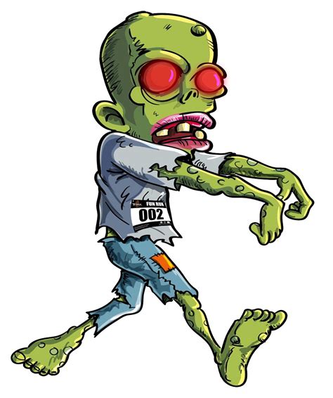 Zombie clipart zombie run, Zombie zombie run Transparent FREE for ...