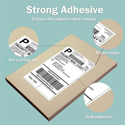 Snapklik LabelMore Half Sheet Self Adhesive Shipping Labels For